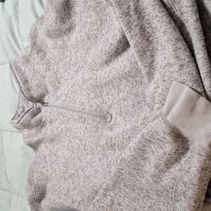 Men's Gray Zip-Up Sweater